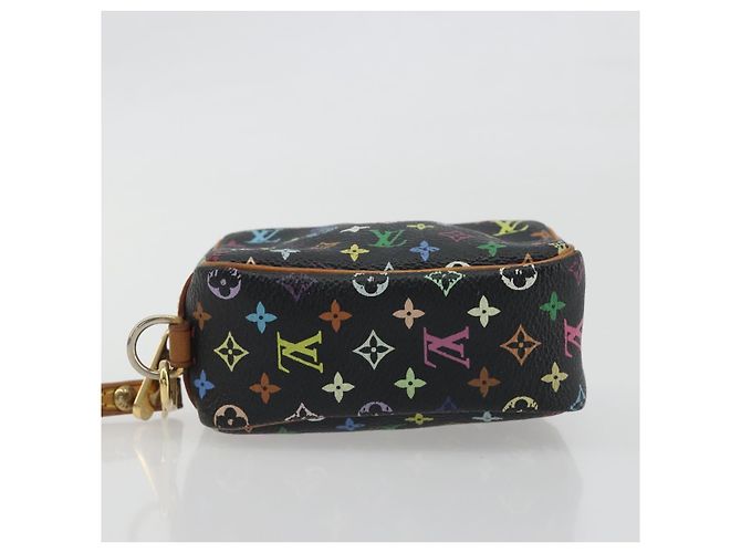LOUIS VUITTON Monogram Multicolor Trousse Wapity Pouch Black M58034 Auth 197219 Nero - vista 6