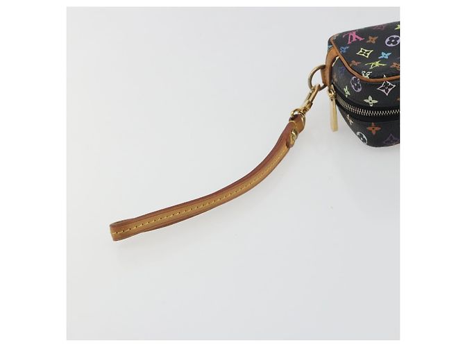 LOUIS VUITTON Monogram Multicolor Trousse Wapity Pouch Black M58034 Auth 197219 Nero - vista 9