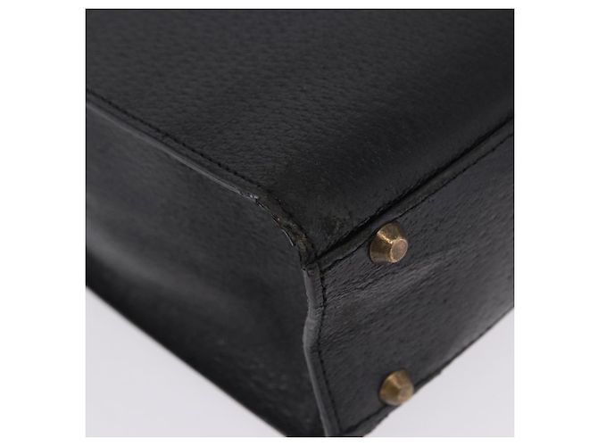 SAINT LAURENT Tote Bag aus Leder Schwarz Auth ka5791 - Ansicht 10