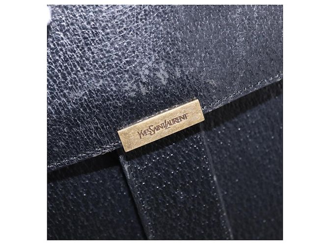 SAINT LAURENT Tote Bag aus Leder Schwarz Auth ka5791 - Ansicht 11