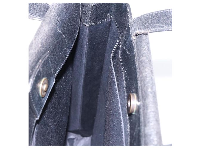 SAINT LAURENT Tote Bag aus Leder Schwarz Auth ka5791 - Ansicht 17