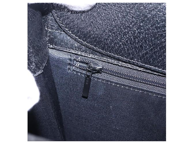SAINT LAURENT Tote Bag aus Leder Schwarz Auth ka5791 - Ansicht 19
