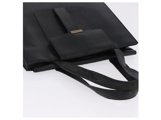 SAINT LAURENT Tote Bag aus Leder Schwarz Auth ka5791 - Ansicht 7