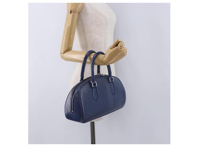 Borsa a mano LOUIS VUITTON Epi jasmine Myrtille M5278G LV Auth 196239 Viola scuro - vista 24