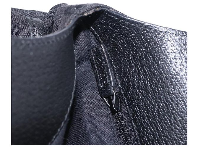Borsa GUCCI GG Canvas Nero Argento 131329 Auth am12380V - vista 21