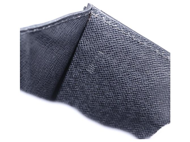 Borsa a Pochette LOUIS VUITTON Epi Sellier Dragonne Nera M52612 LV Auth BA14932 Nero - vista 12