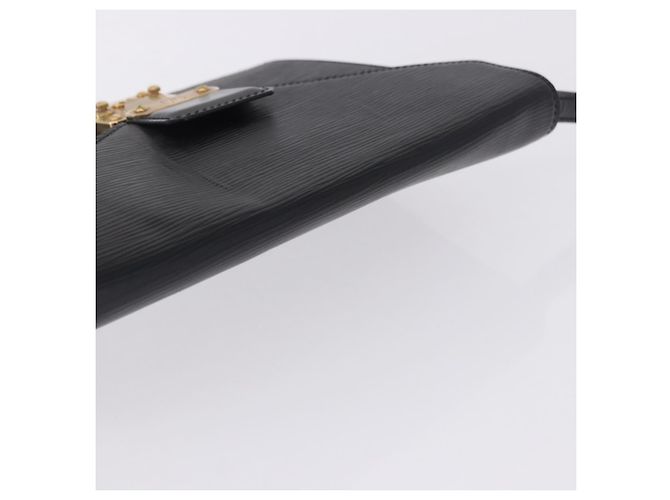 Borsa a Pochette LOUIS VUITTON Epi Sellier Dragonne Nera M52612 LV Auth BA14932 Nero - vista 6