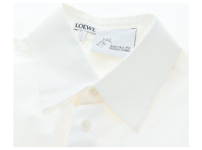 LOEWE Studio Ghibli Mi Vecino Totoro Camisa Algodón 34 Auth 167541SM Blanco - vista 12