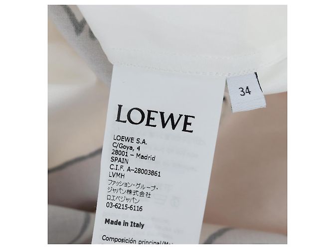 LOEWE Studio Ghibli Mi Vecino Totoro Camisa Algodón 34 Auth 167541SM Blanco - vista 15