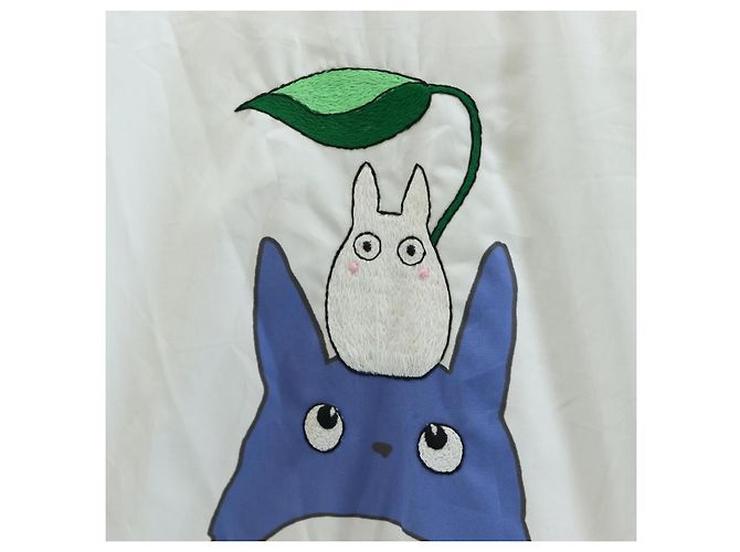 LOEWE Studio Ghibli Mi Vecino Totoro Camisa Algodón 34 Auth 167541SM Blanco - vista 9