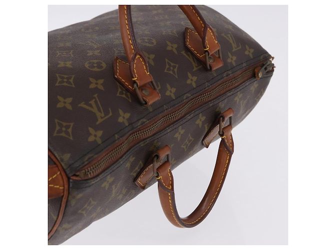 LOUIS VUITTON Monogram Speedy 35 Hand Bag M41524 LV Auth 195443 Monogramma - vista 14
