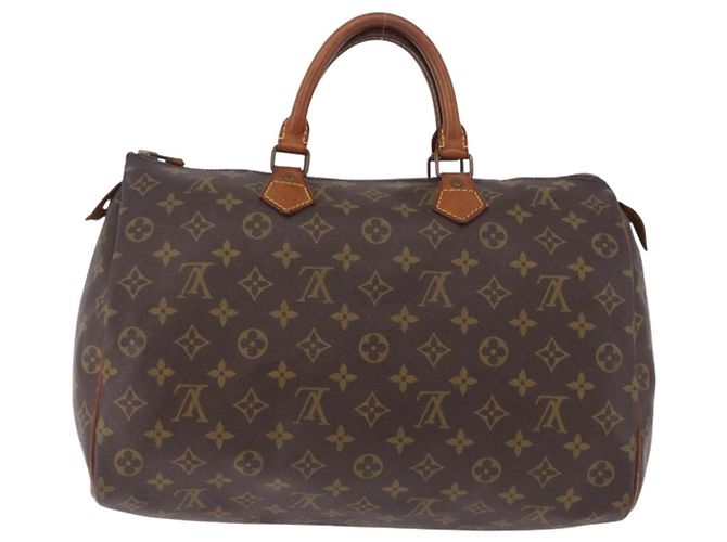 LOUIS VUITTON Monogram Speedy 35 Hand Bag M41524 LV Auth 195443 Monogramma - vista 2