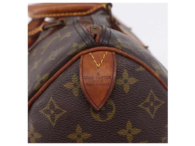 LOUIS VUITTON Monogram Speedy 35 Hand Bag M41524 LV Auth 195443 Monogramma - vista 20