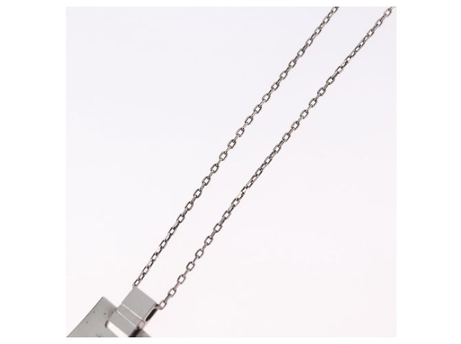 Hermès Collana HERMES Eileen metallo Silver Auth 198836V Argento - vista 13