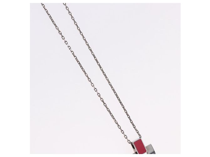 Hermès Collana HERMES Eileen metallo Silver Auth 198836V Argento - vista 4
