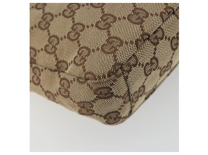 Borsa a tracolla GUCCI GG Canvas Beige Silver 35098 Auth 194248 Argento - vista 18