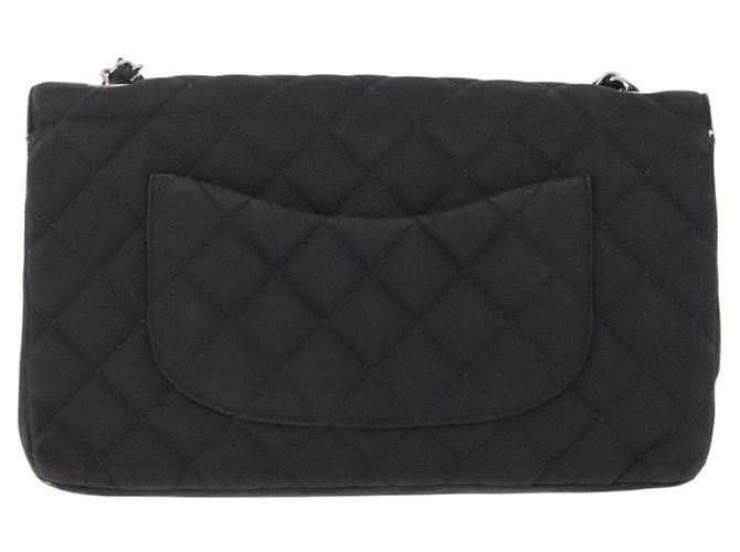 Borsa a tracolla CHANEL Matelasse25 Chain in tela nera argento CC Auth 198742 Nero - Ansicht 2