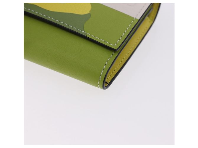 LOEWE x Studio Ghibli Spirited Away Ootori Sama Wallet Leather Auth 167499SM Verde - vista 14