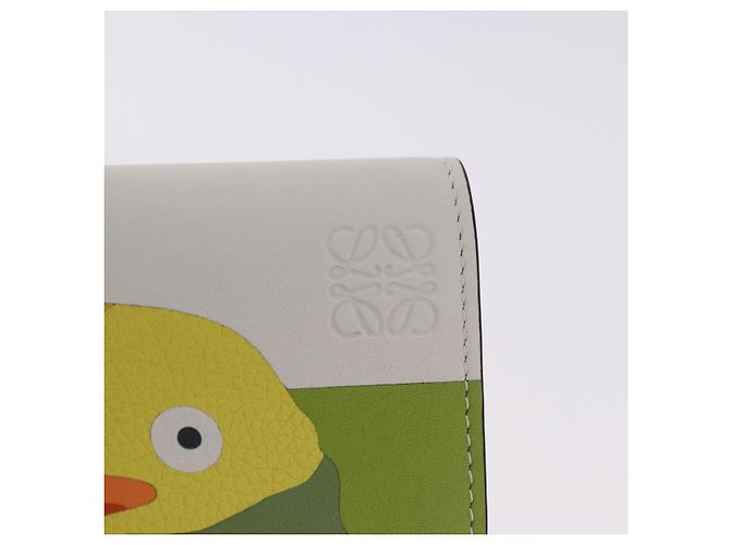 LOEWE x Studio Ghibli Spirited Away Ootori Sama Wallet Leather Auth 167499SM Verde - vista 17