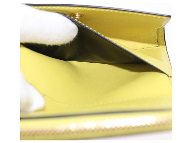 LOEWE x Studio Ghibli Spirited Away Ootori Sama Wallet Leather Auth 167499SM Verde - vista 20