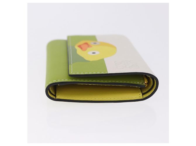 LOEWE x Studio Ghibli Spirited Away Ootori Sama Wallet Leather Auth 167499SM Verde - vista 3