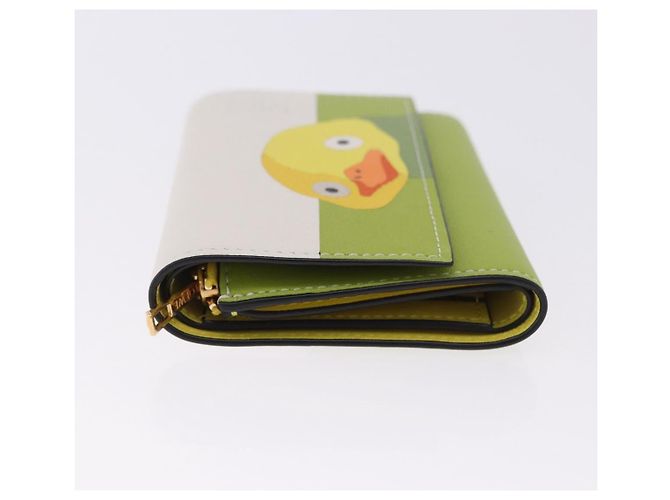 LOEWE x Studio Ghibli Spirited Away Ootori Sama Wallet Leather Auth 167499SM Verde - vista 4