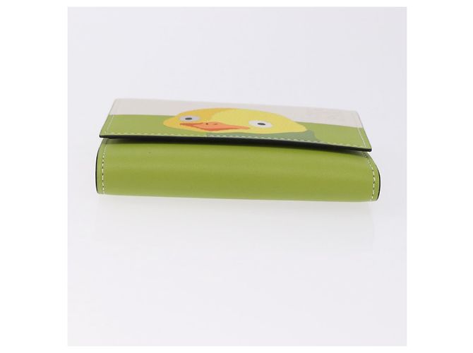 LOEWE x Studio Ghibli Spirited Away Ootori Sama Wallet Leather Auth 167499SM Verde - vista 6