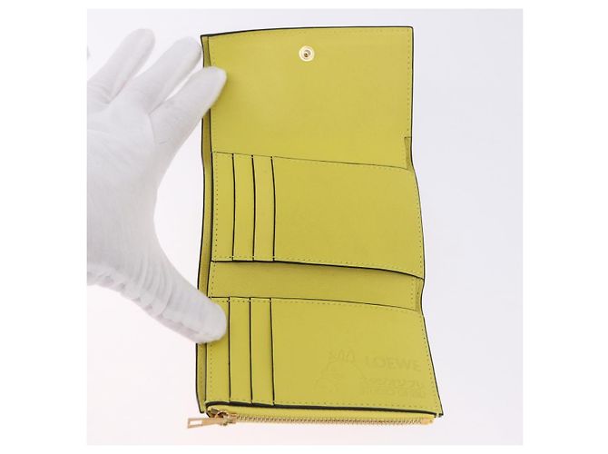 LOEWE x Studio Ghibli Spirited Away Ootori Sama Wallet Leather Auth 167499SM Verde - vista 8