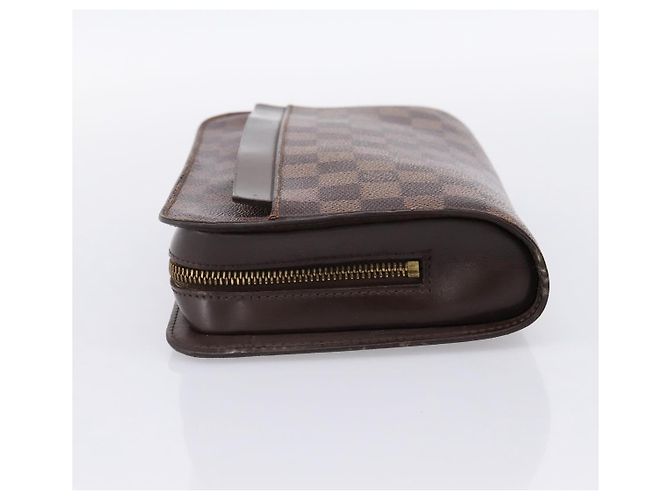LOUIS VUITTON Damier Ebene Saint Louis Clutch Bag N51993 LV Auth ka5738 - vista 3