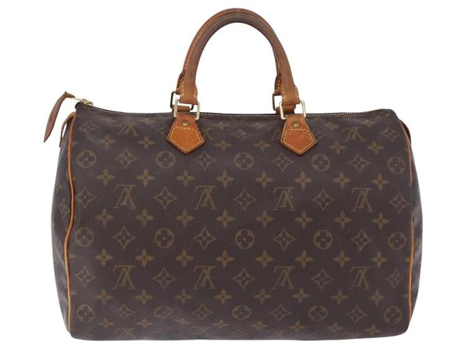 Borsa a mano LOUIS VUITTON Monogram Speedy 35 M41524 LV Auth BA15156 Monogramma - vista 2