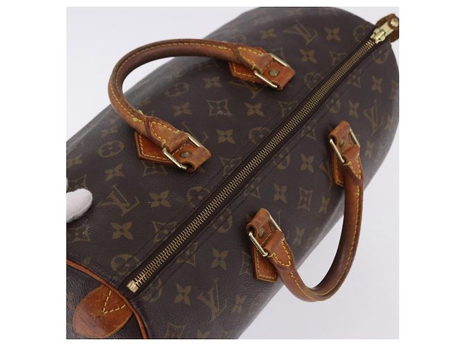 Borsa a mano LOUIS VUITTON Monogram Speedy 35 M41524 LV Auth BA15156 Monogramma - vista 6