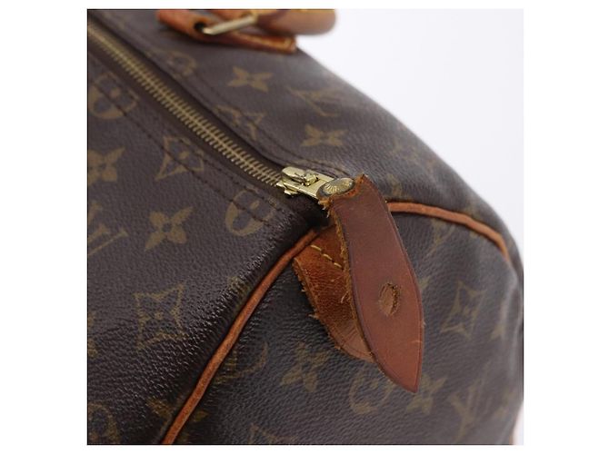 Borsa a mano LOUIS VUITTON Monogram Speedy 35 M41524 LV Auth BA15156 Monogramma - vista 9