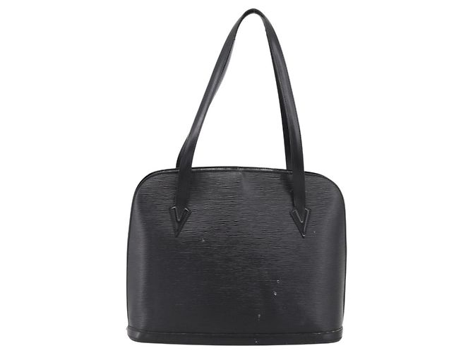 Borsa a tracolla LOUIS VUITTON Epi Lussac Nera M52282 LV Auth ka5739 Nero - vista 13