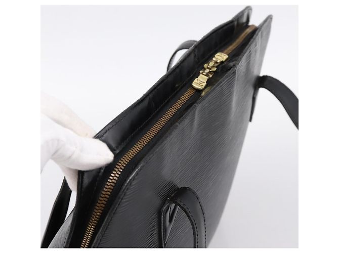 Borsa a tracolla LOUIS VUITTON Epi Lussac Nera M52282 LV Auth ka5739 Nero - vista 6