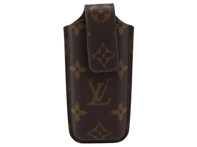 LOUIS VUITTON Monogram Etui Telephonne Japon Cell Case M63050 LV Auth BA15267 Monograma - vista 13