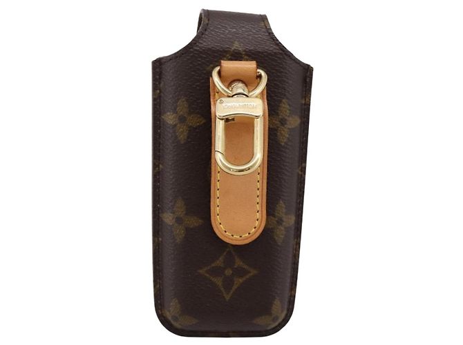 LOUIS VUITTON Monogram Etui Telephonne Japon Cell Case M63050 LV Auth BA15267 Monograma - vista 2