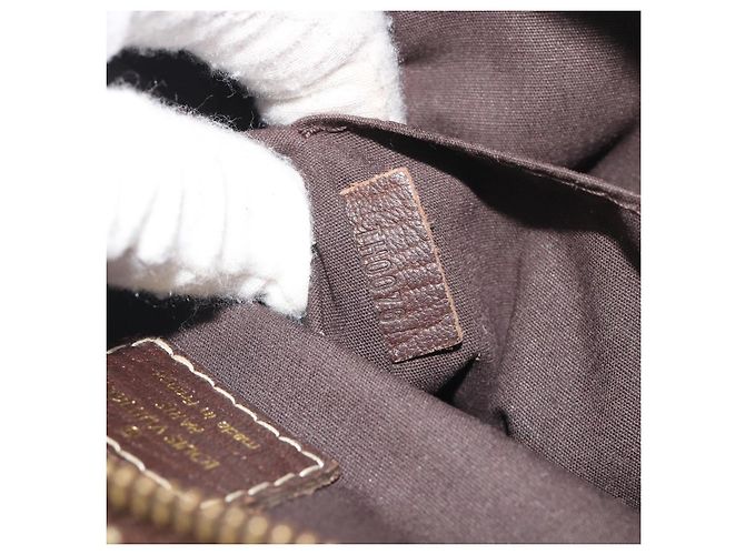 LOUIS VUITTON Monogram Mini Lin Danube Shoulder Bag Ebene M95228 LV Auth BA14928 Damier ebene Monogramma - vista 12