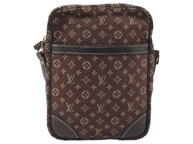 LOUIS VUITTON Monogram Mini Lin Danube Shoulder Bag Ebene M95228 LV Auth BA14928 Damier ebene Monogramma - vista 13