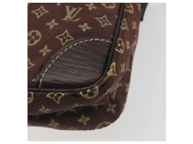 LOUIS VUITTON Monogram Mini Lin Danube Shoulder Bag Ebene M95228 LV Auth BA14928 Damier ebene Monogramma - vista 15