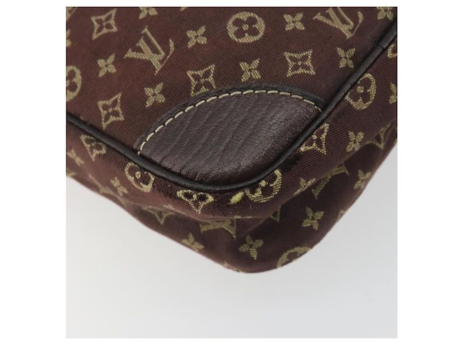 LOUIS VUITTON Monogram Mini Lin Danube Shoulder Bag Ebene M95228 LV Auth BA14928 Damier ebene Monogramma - vista 16