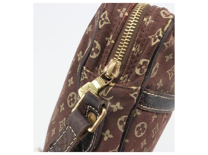 LOUIS VUITTON Monogram Mini Lin Danube Shoulder Bag Ebene M95228 LV Auth BA14928 Damier ebene Monogramma - vista 19