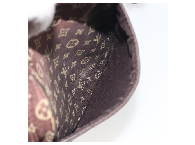 LOUIS VUITTON Monogram Mini Lin Danube Shoulder Bag Ebene M95228 LV Auth BA14928 Damier ebene Monogramma - vista 24