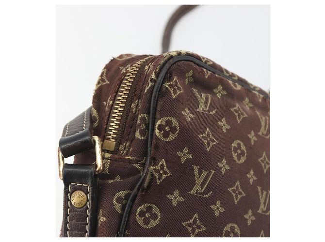LOUIS VUITTON Monogram Mini Lin Danube Shoulder Bag Ebene M95228 LV Auth BA14928 Damier ebene Monogramma - vista 9