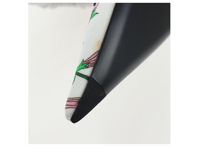 GUCCI x BALENCIAGA The Hacker Project Florale Long Heels aus Canvas Auth am12373SAM Mehrfarben - Ansicht 10
