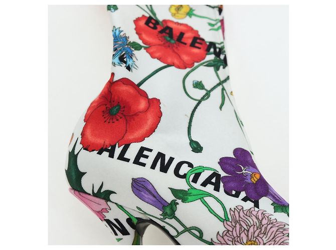 GUCCI x BALENCIAGA The Hacker Project Florale Long Heels aus Canvas Auth am12373SAM Mehrfarben - Ansicht 18