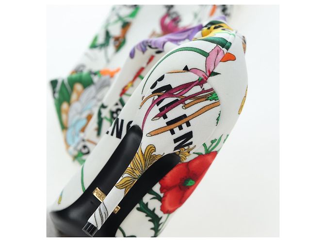 GUCCI x BALENCIAGA The Hacker Project Florale Long Heels aus Canvas Auth am12373SAM Mehrfarben - Ansicht 8