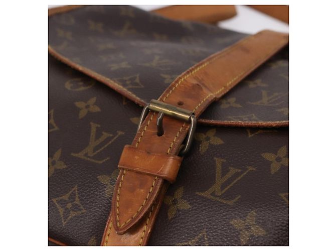 Borsa a tracolla LOUIS VUITTON Monogram Saumur 35 M42254 LV Auth ka5756 Monogramma - vista 10