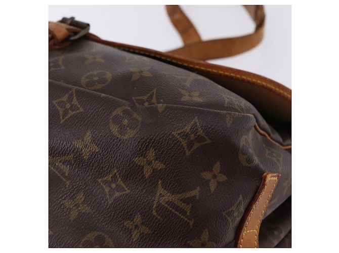 Borsa a tracolla LOUIS VUITTON Monogram Saumur 35 M42254 LV Auth ka5756 Monogramma - vista 18