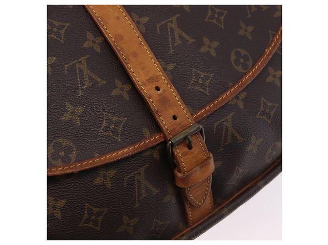 Borsa a tracolla LOUIS VUITTON Monogram Saumur 35 M42254 LV Auth ka5756 Monogramma - vista 19