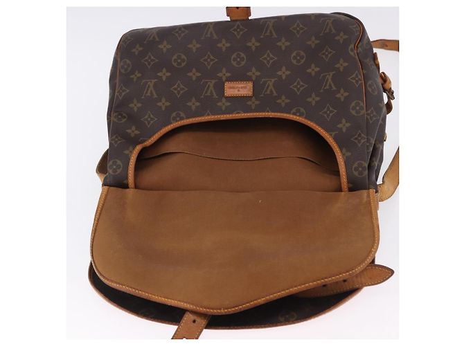 Borsa a tracolla LOUIS VUITTON Monogram Saumur 35 M42254 LV Auth ka5756 Monogramma - vista 20